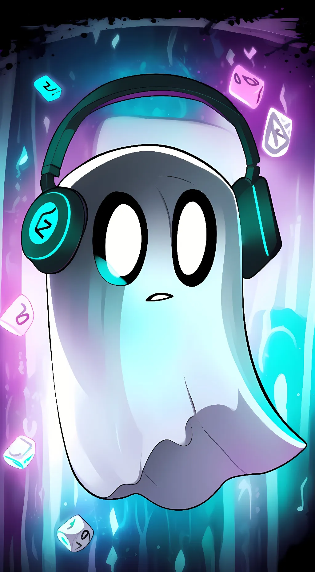 ai character: Napstablook background