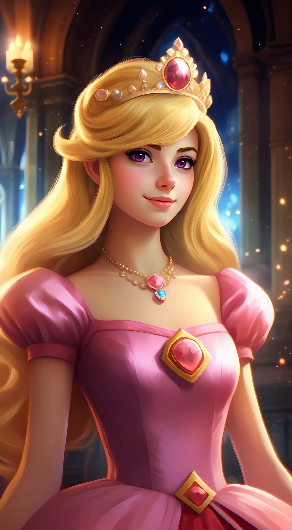 ai character: Princess Emily  background