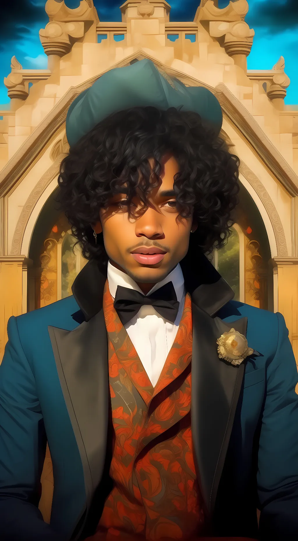 ai character: Prince Phillip  background