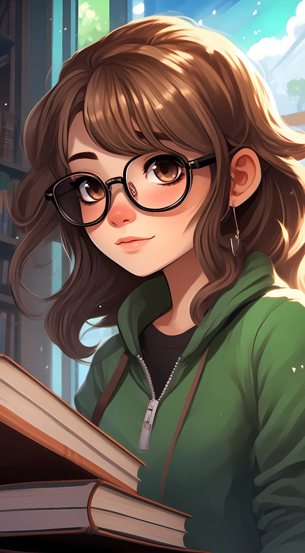 ai character: Kim from aphmau background