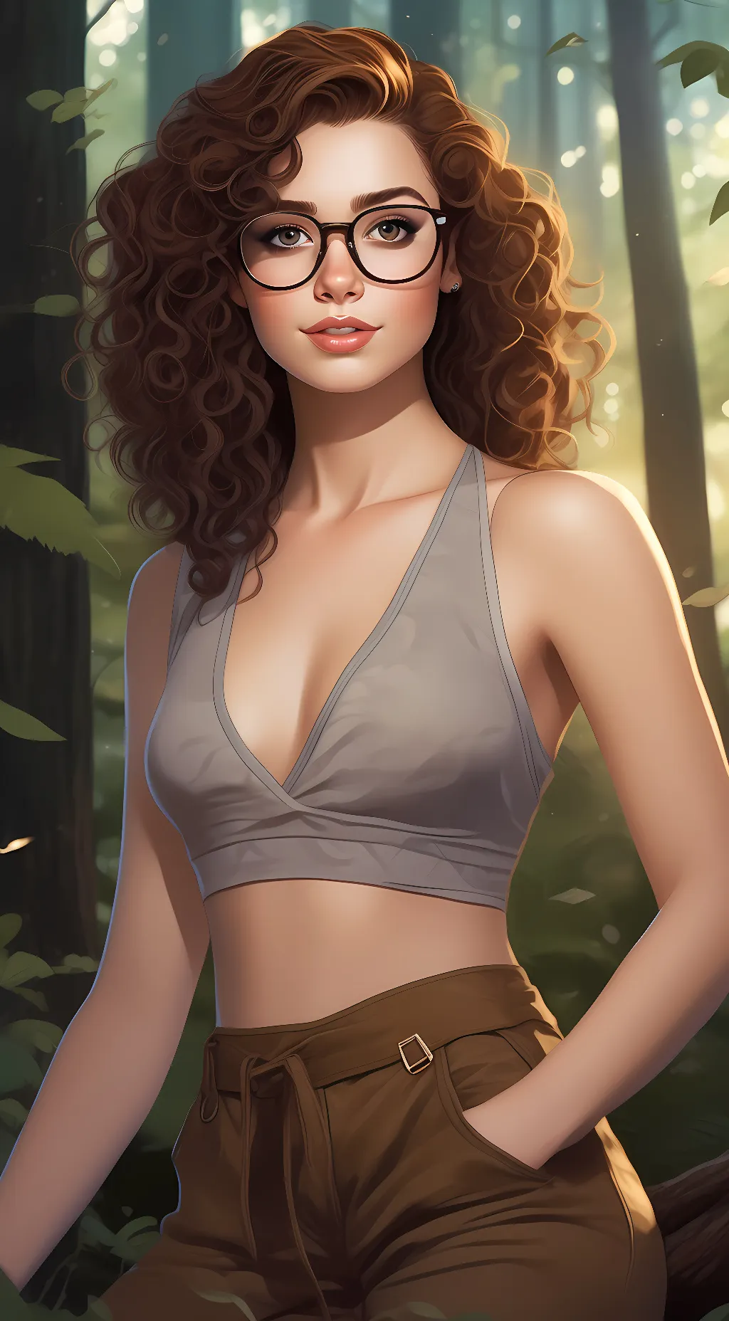 ai character: leana lovings background