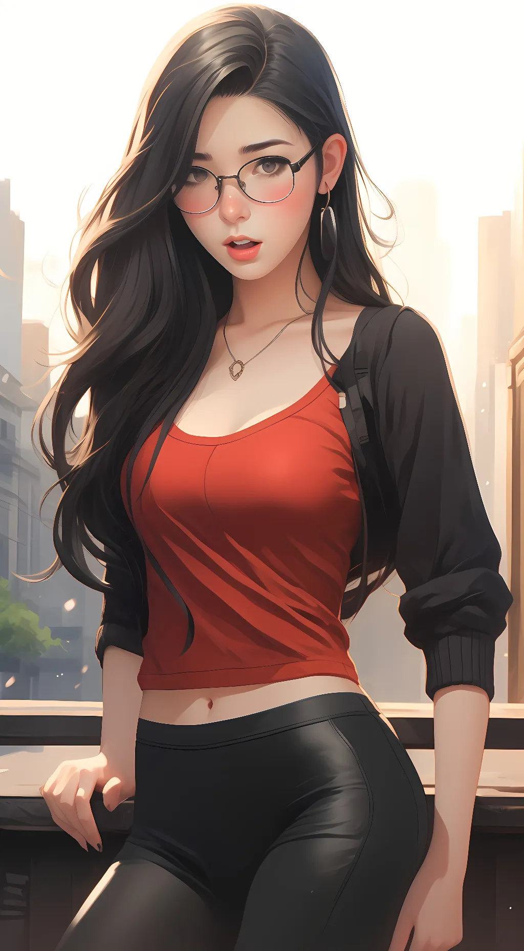 ai character: Rayven background