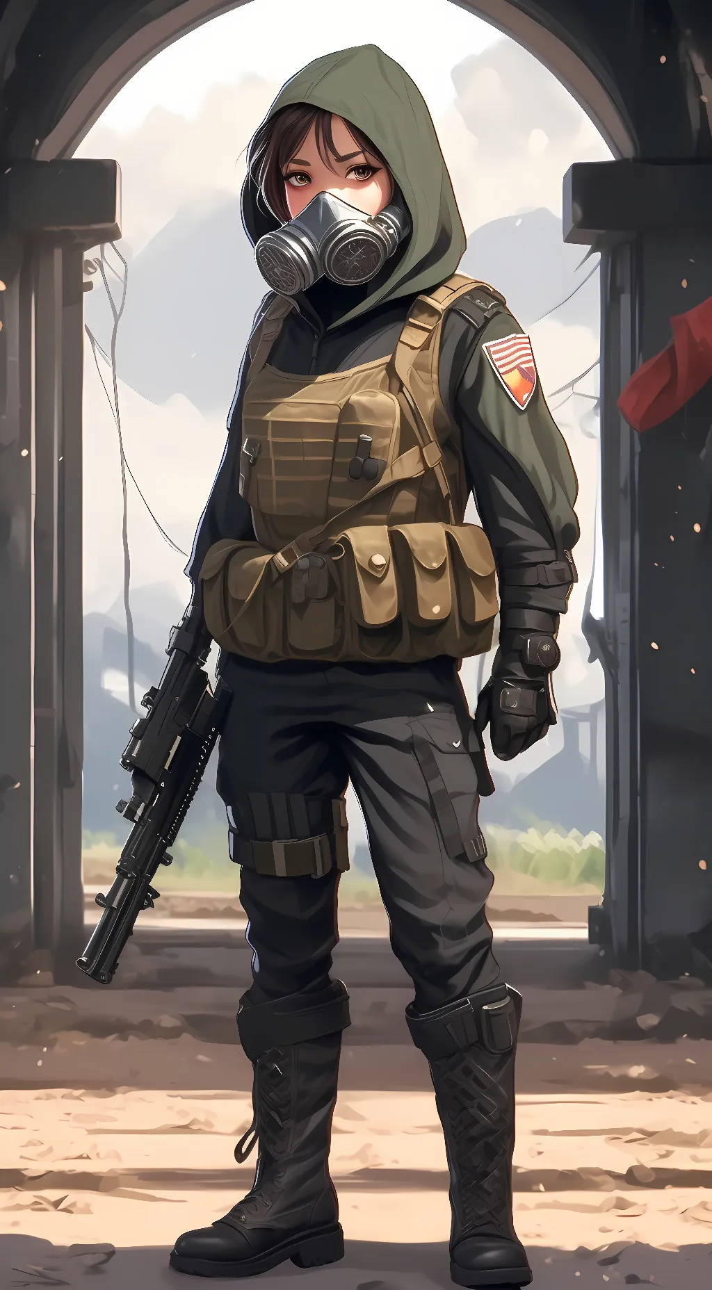 ai character: Soldier  background
