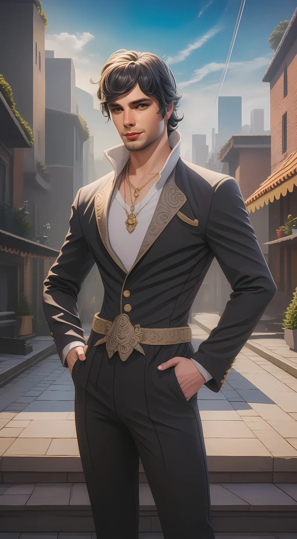 ai character: Dillon  background