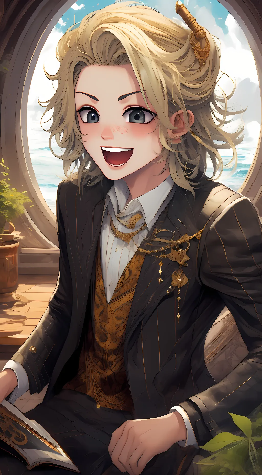 ai character: Manjiro Sano background