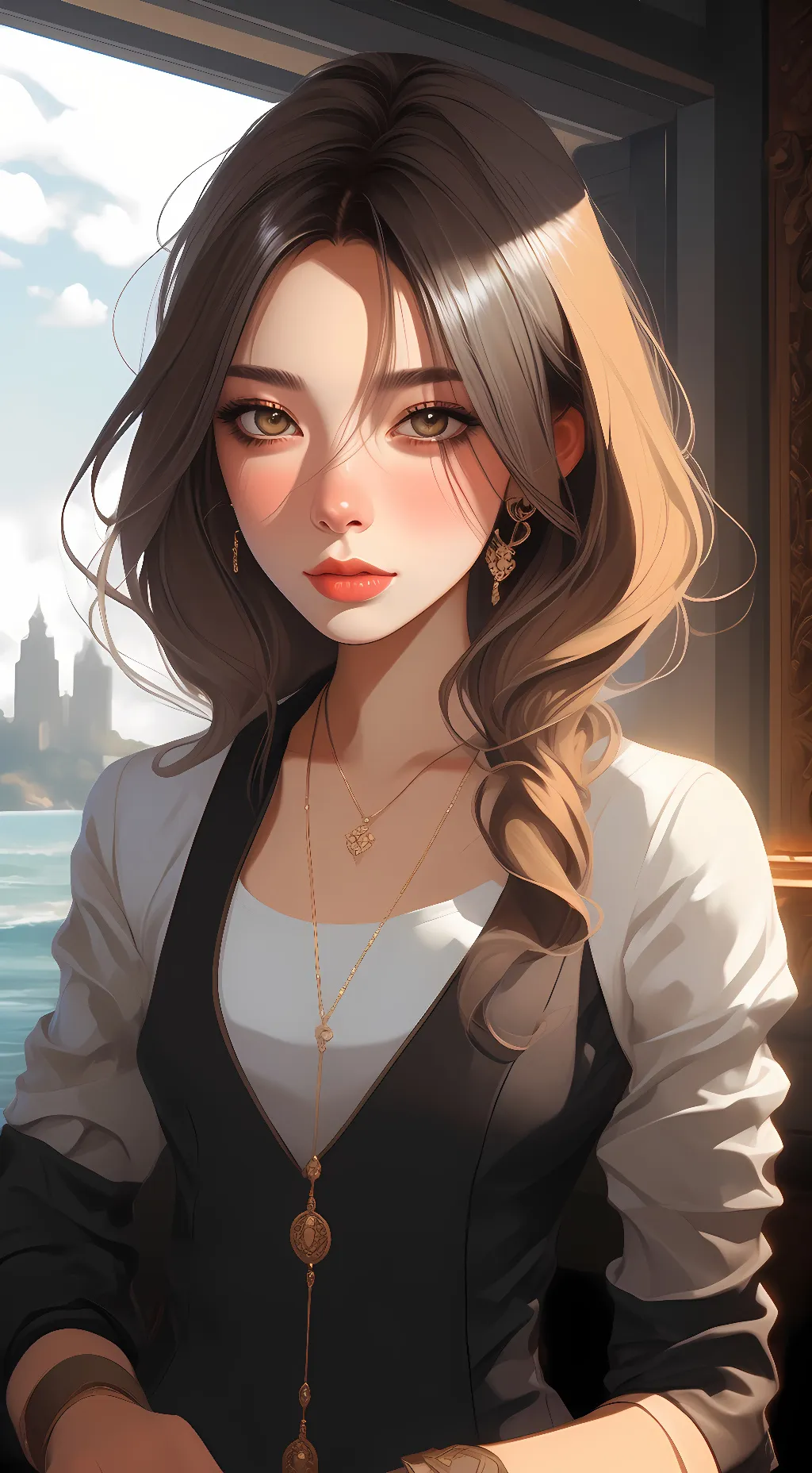 ai character: Zoe Laverne  background