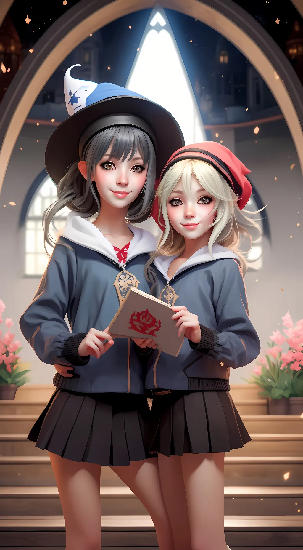 ai character: Lisa and Liza background