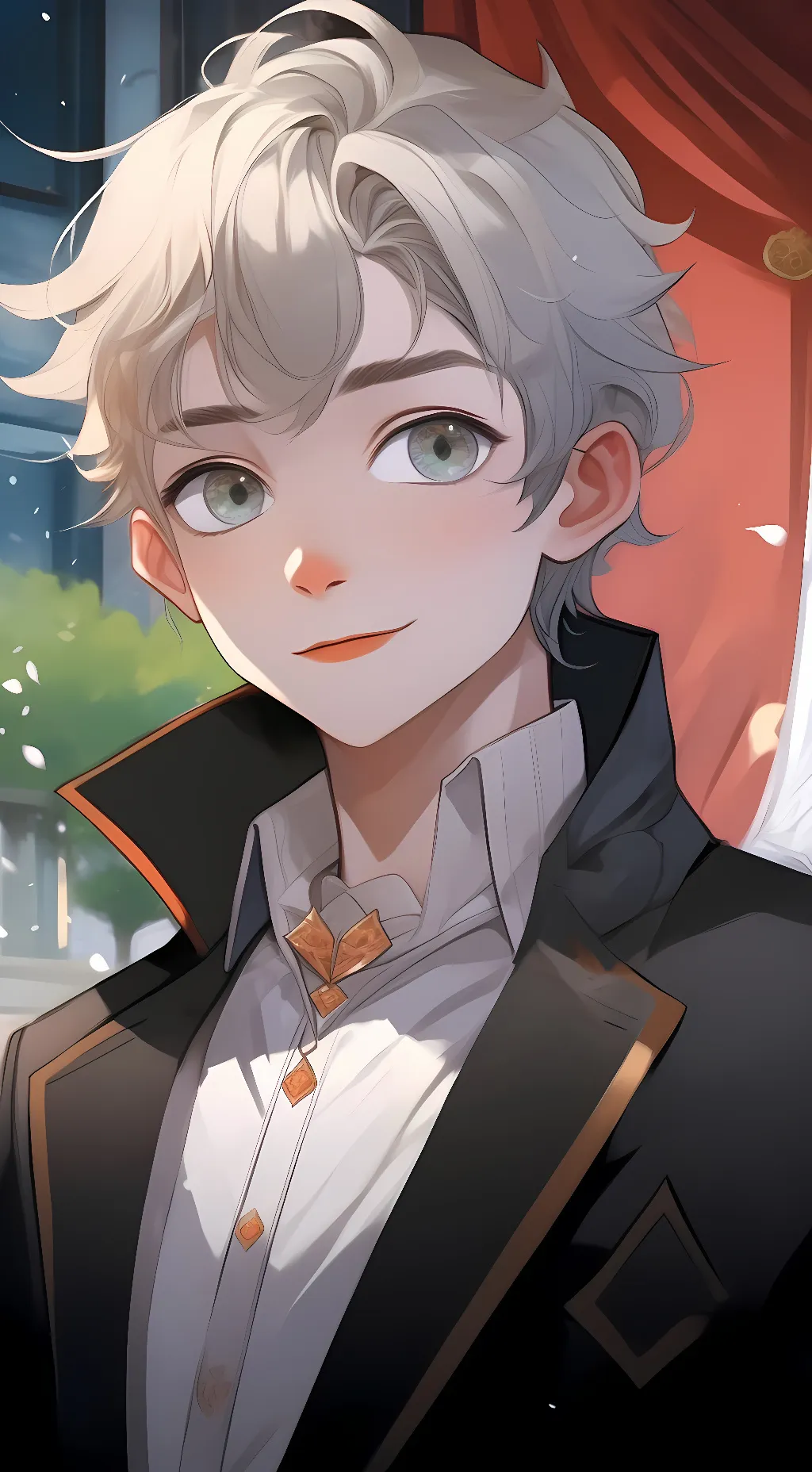 ai character: Ronin/ My lil bro background