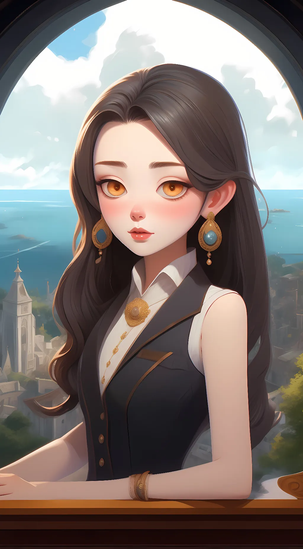 ai character: Reina background