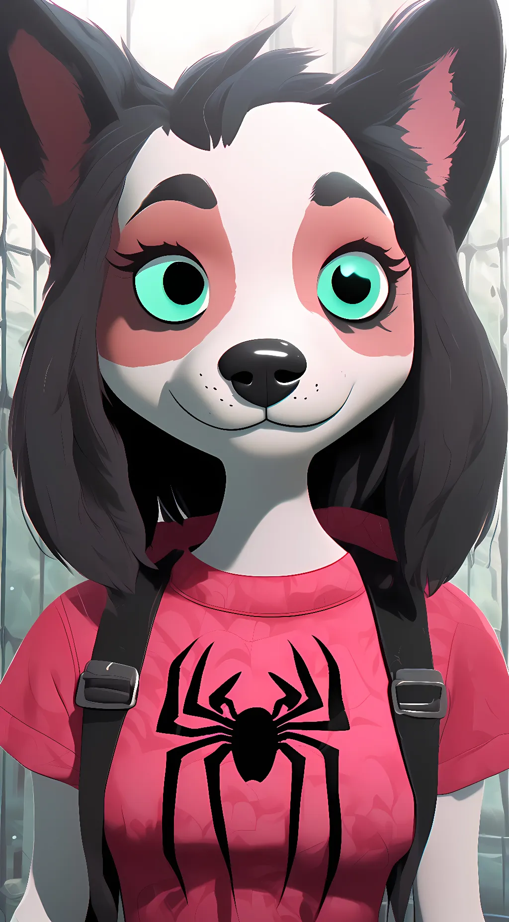 ai character: Cherry background