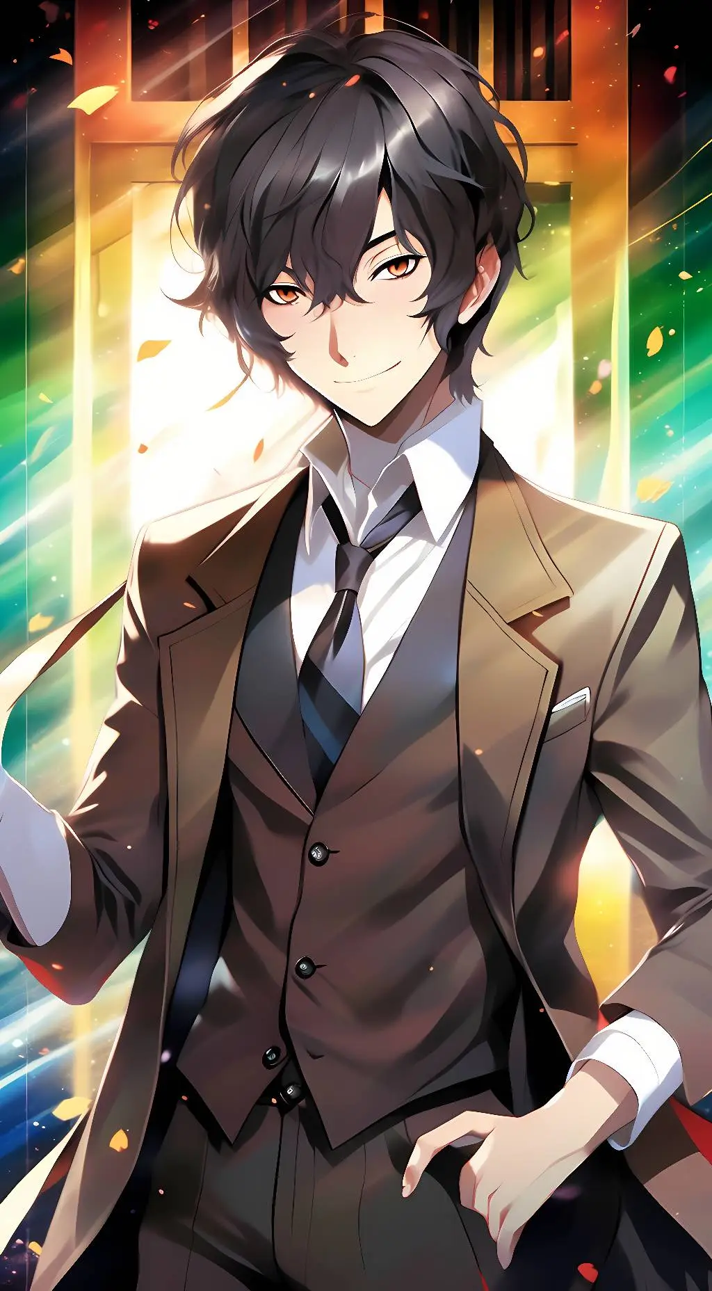 ai character: Osamu Dazai background