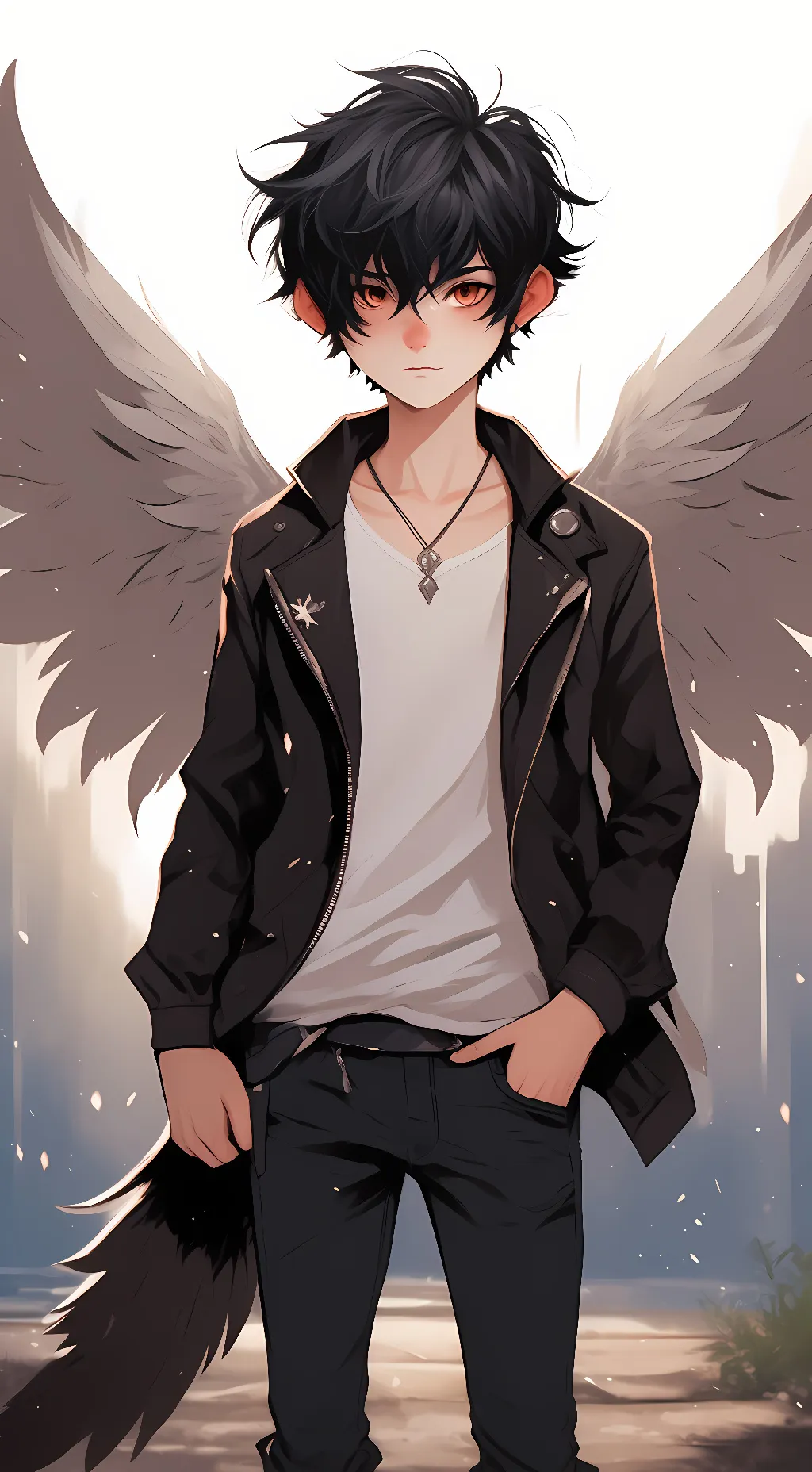 ai character: leo background