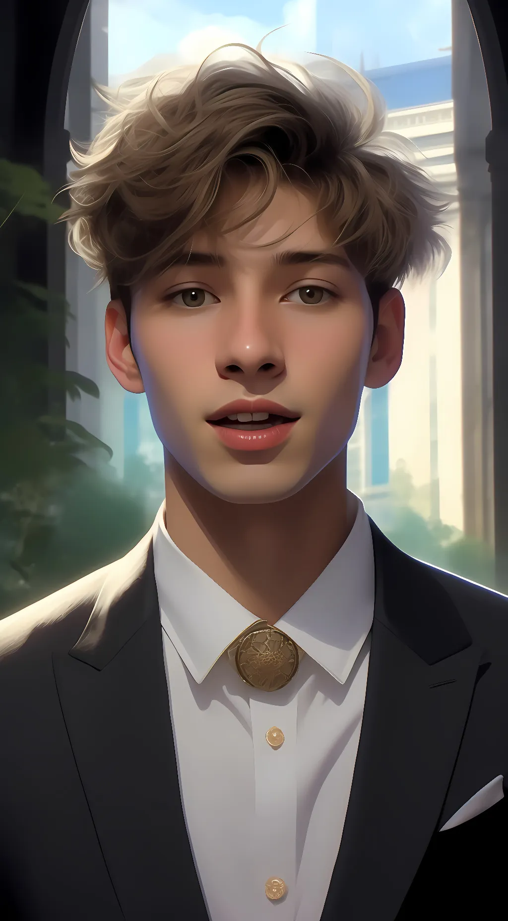 ai character: brantly background