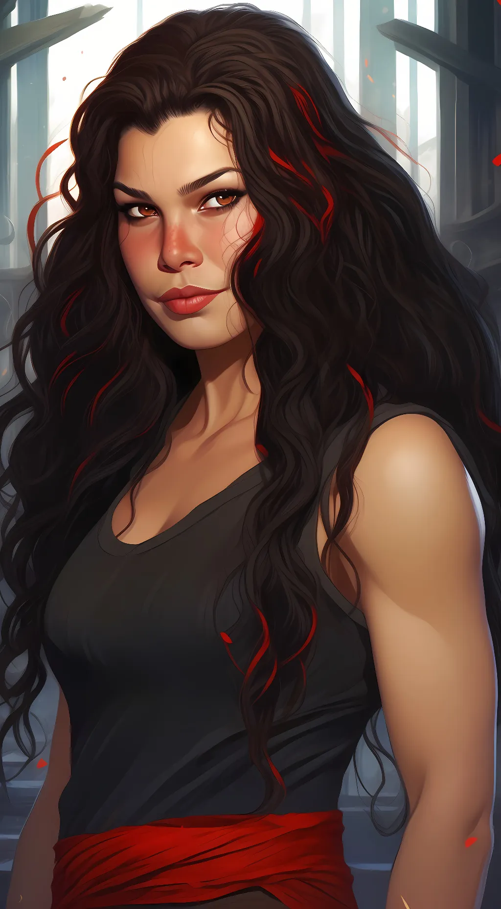 ai character: Venessa Craven  background