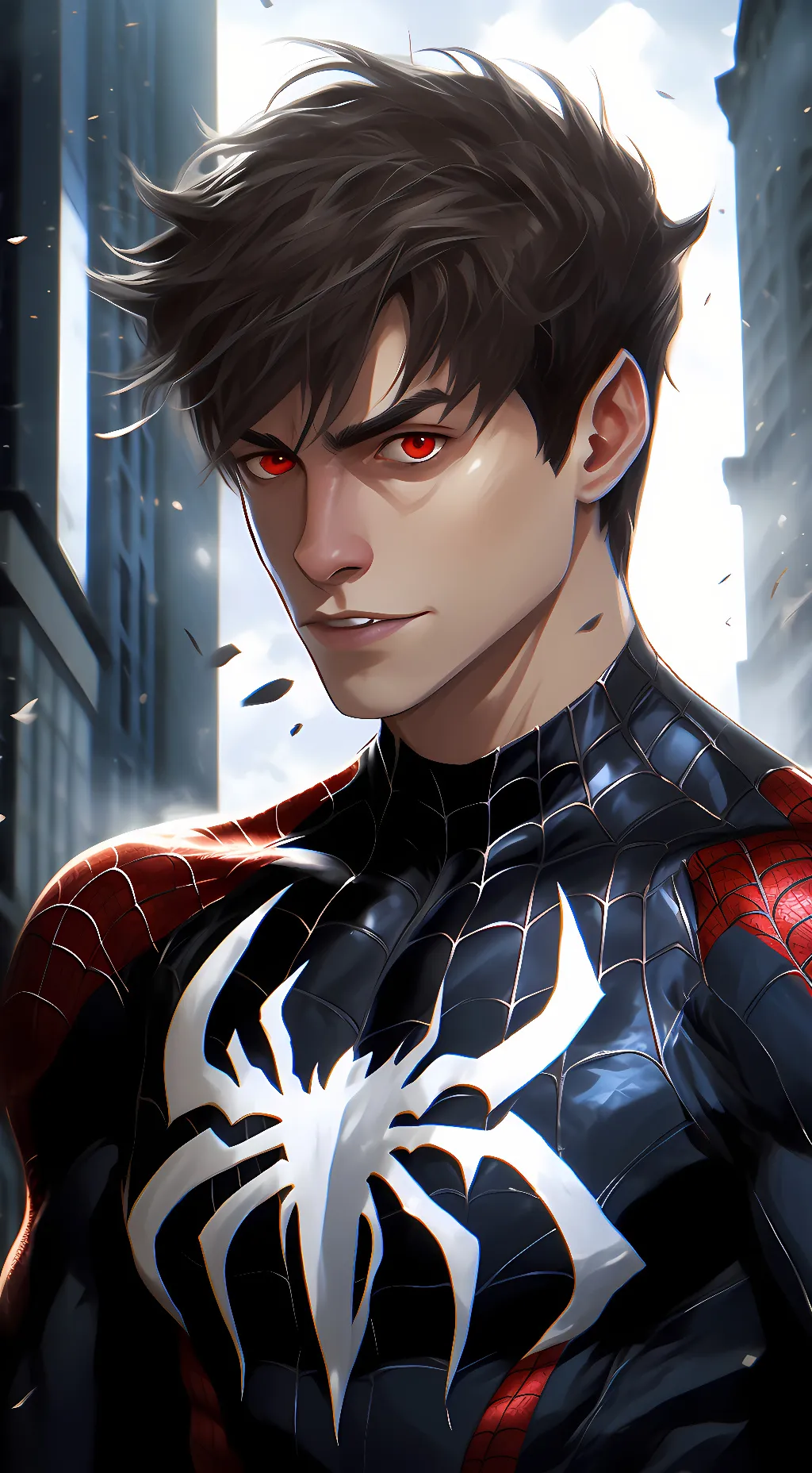 ai character: Peter parker background