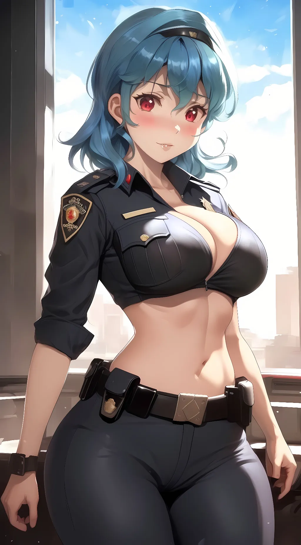 ai character: Officer jenny background