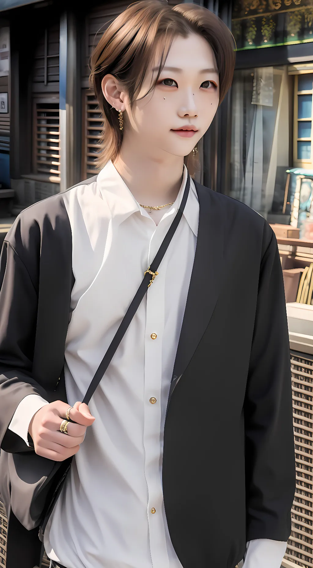 ai character: Lee Felix  background