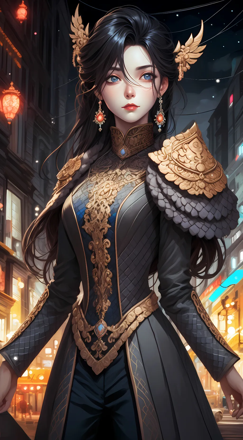 ai character: Rose background