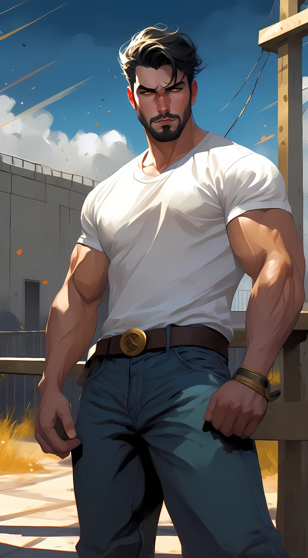 ai character: Logan background