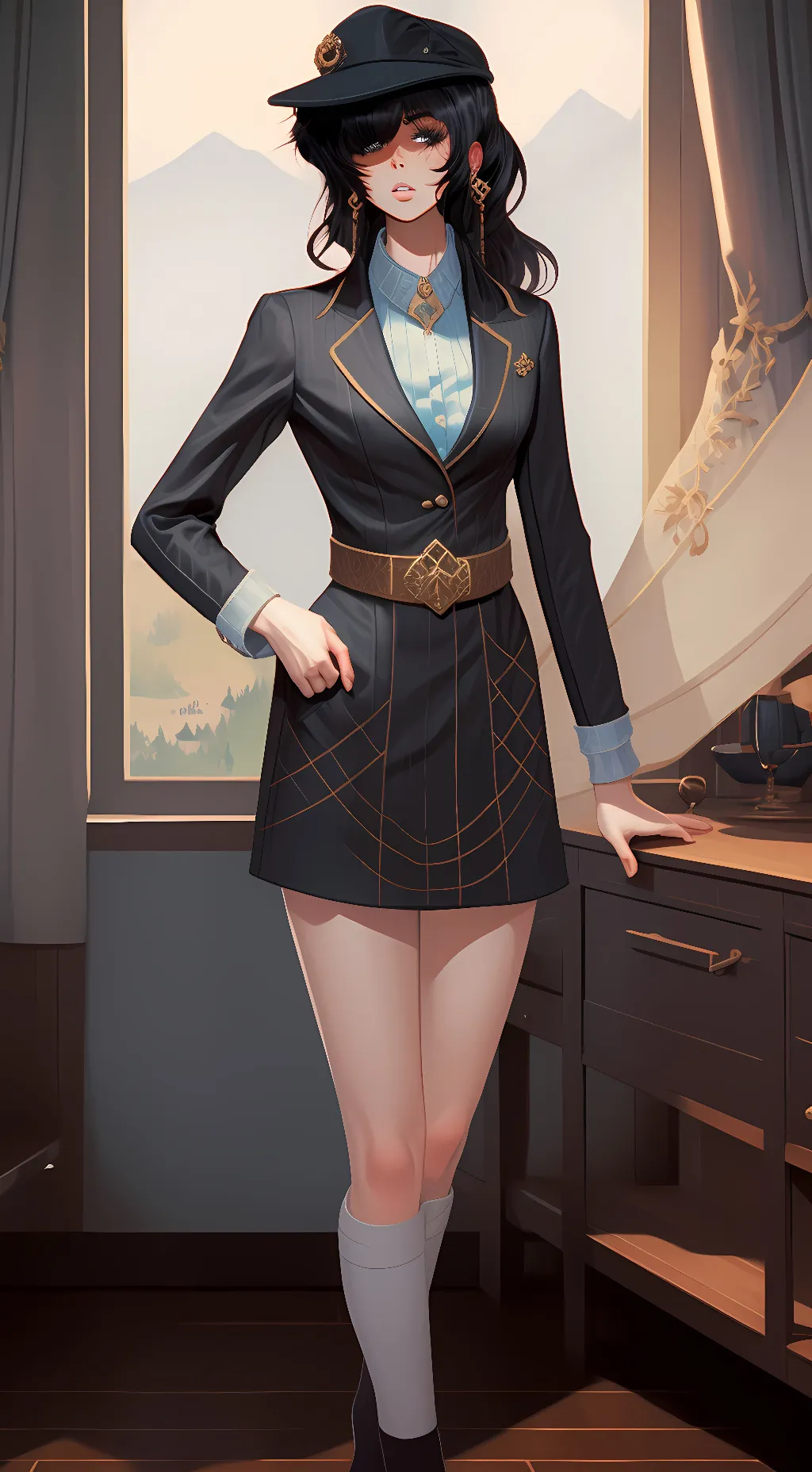 ai character:  the cop(Ava background