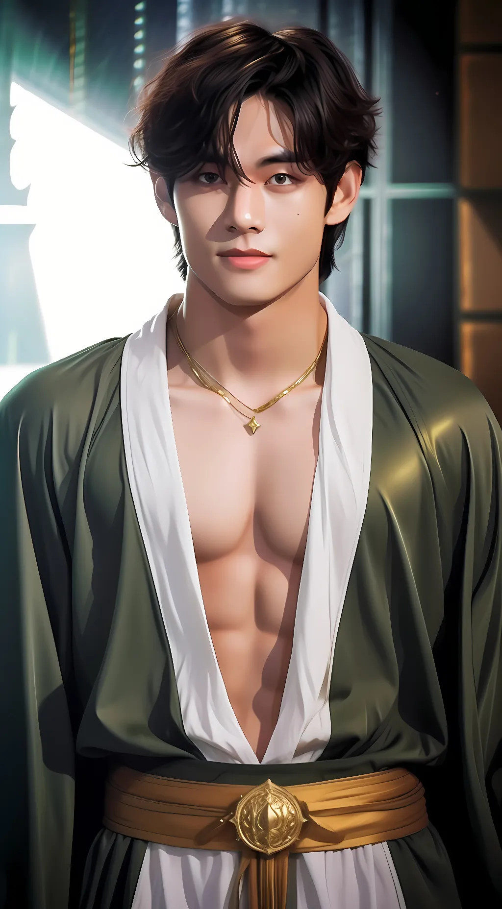 ai character: Kim Taehyung background
