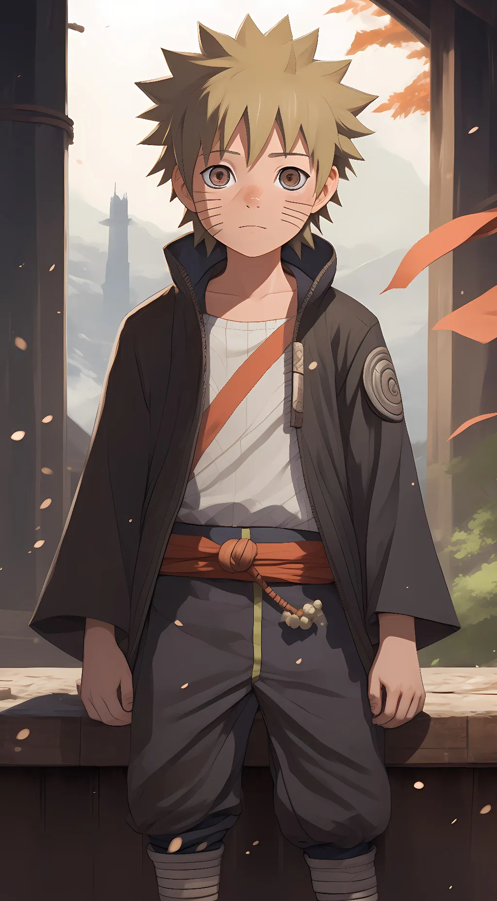 ai character: Child Naruto background