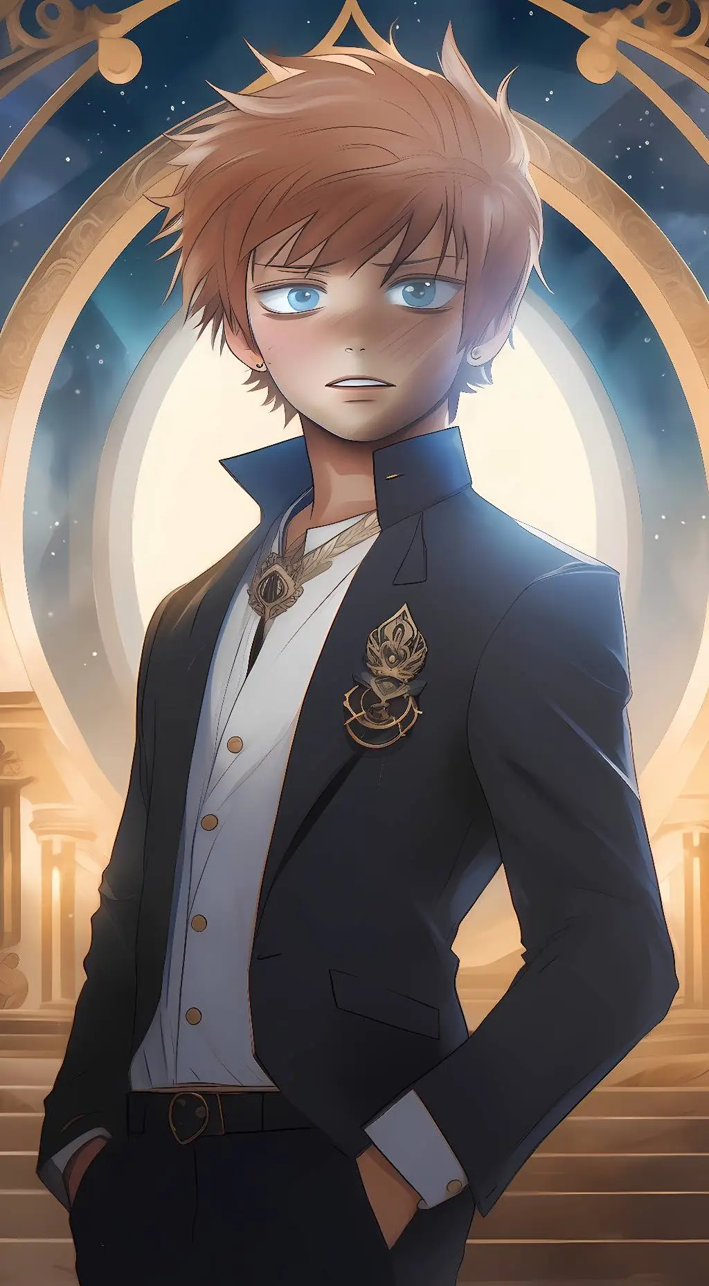 ai character: Past touya.T background