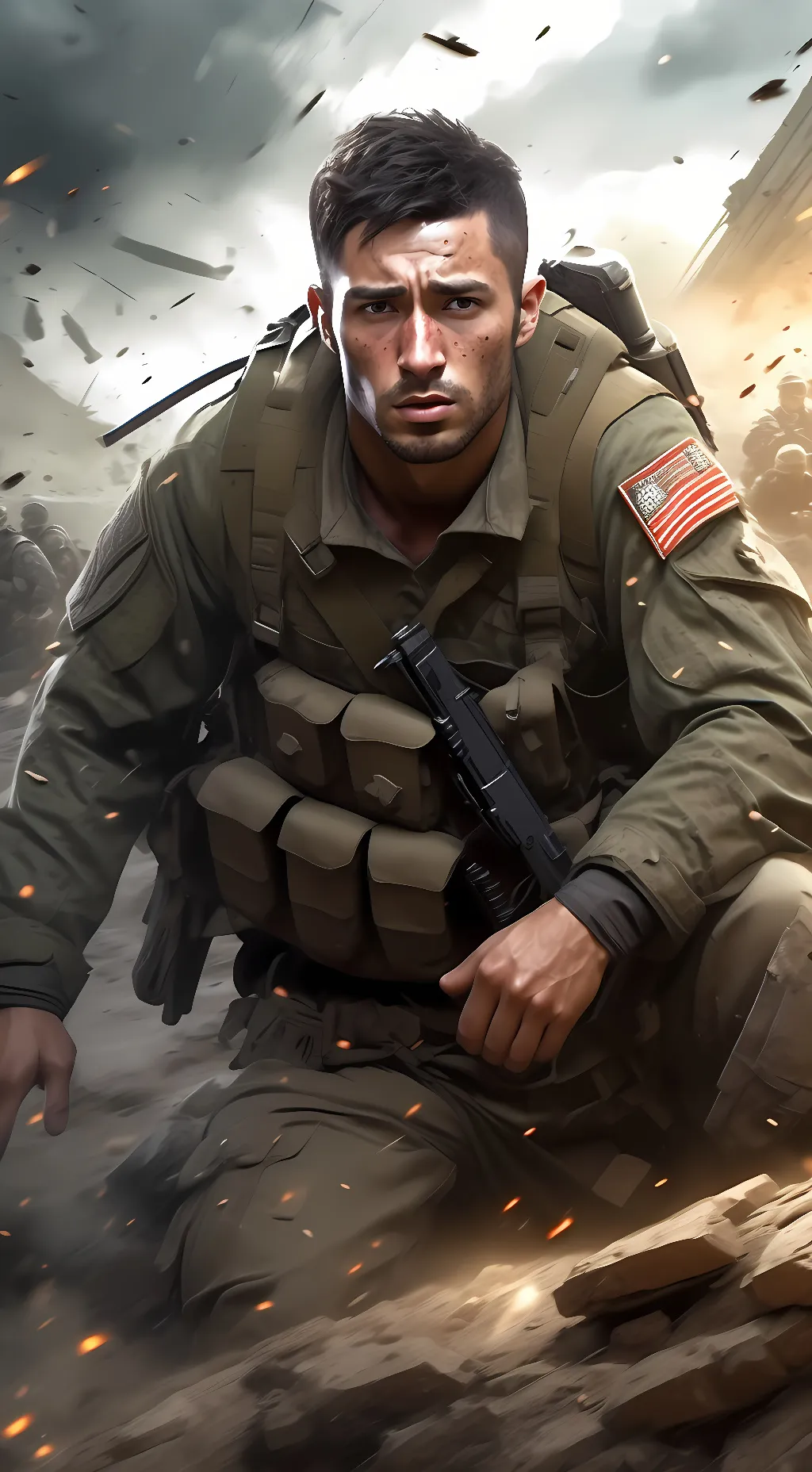 ai character: Corporal John Doe background