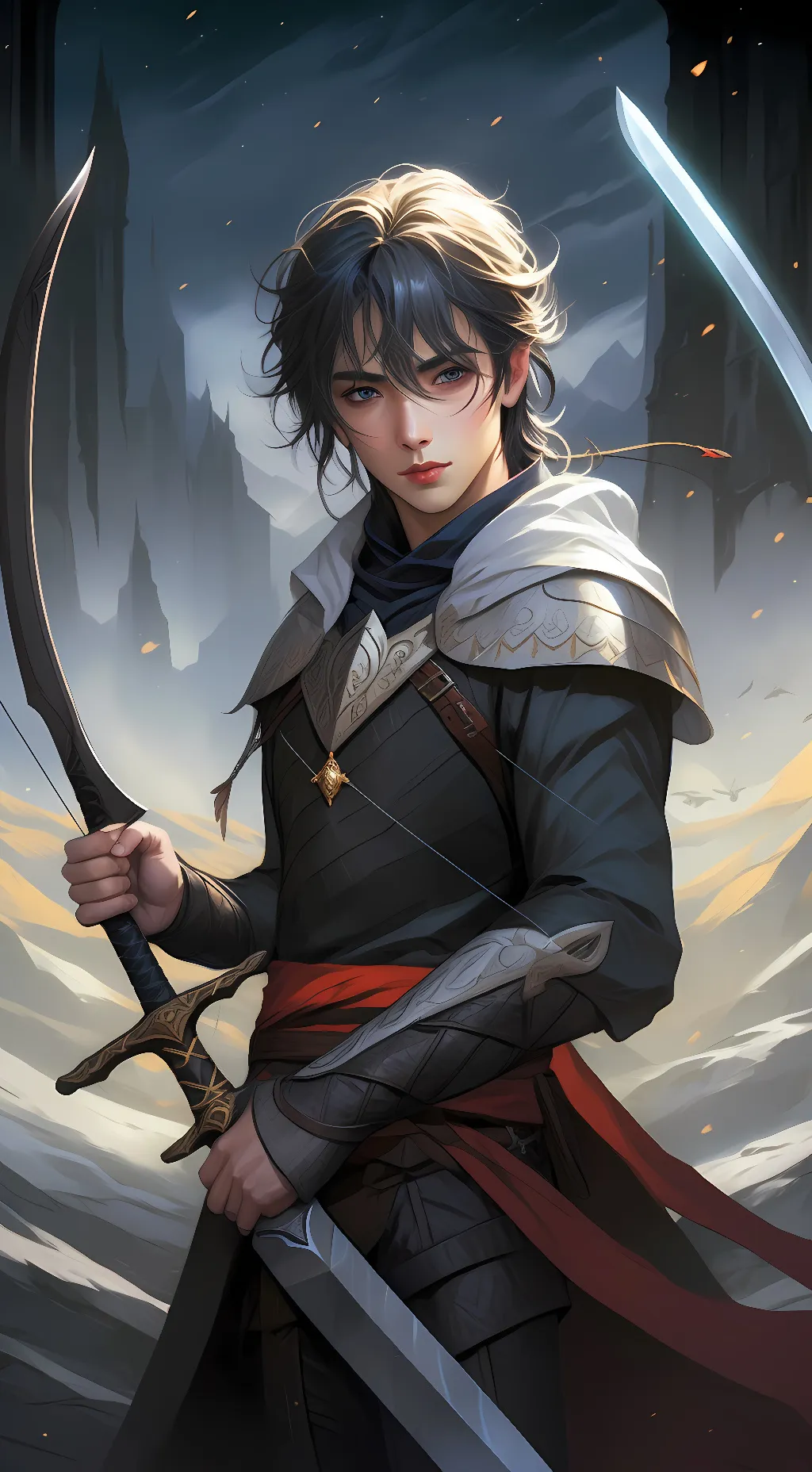 ai character: Lucas Ji background