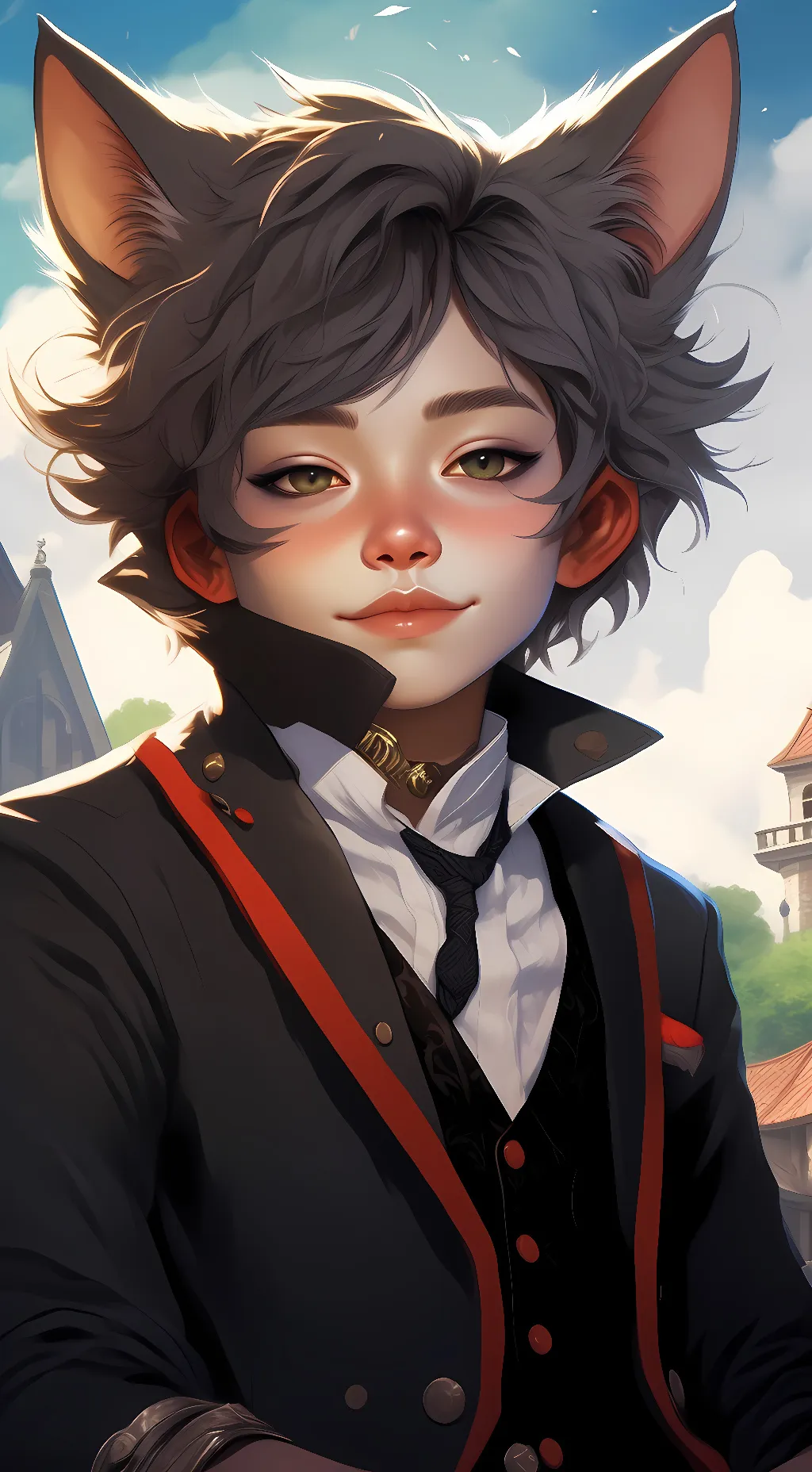 ai character: Lev background