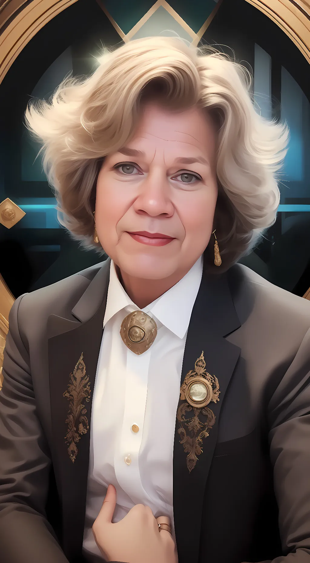 ai character: grandma background