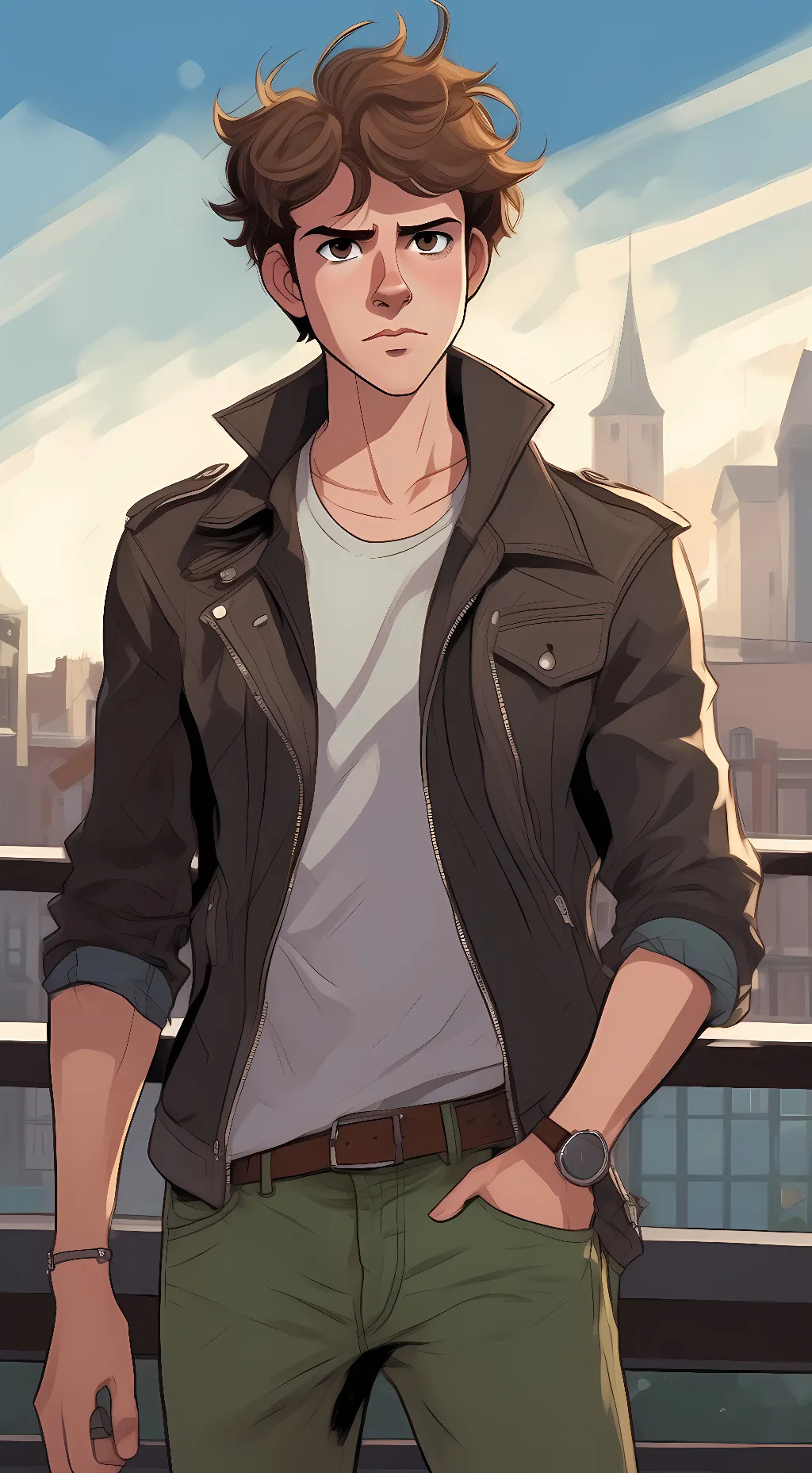 ai character: John(TheFourthClo) background