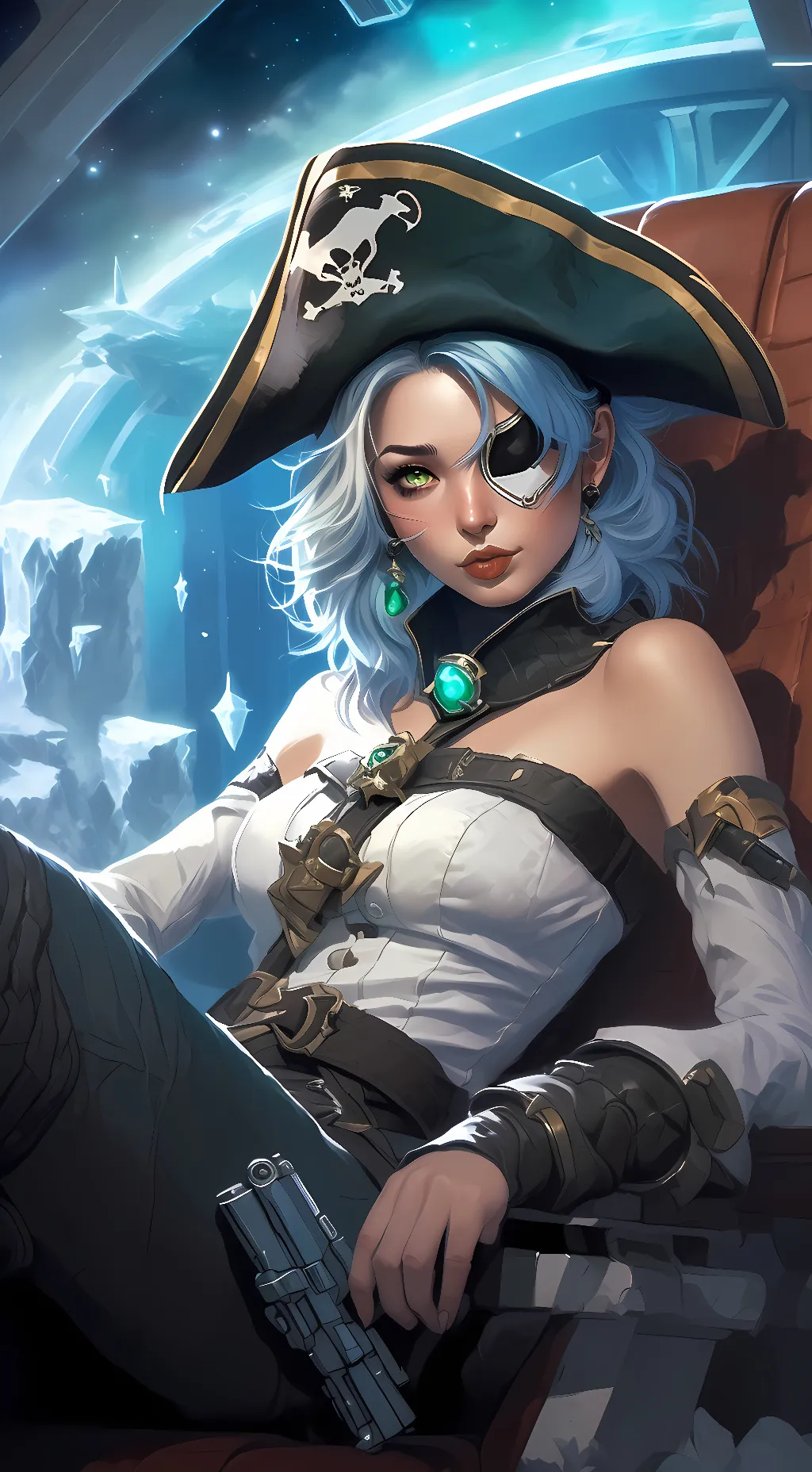 ai character: Eve Aberdeen  background