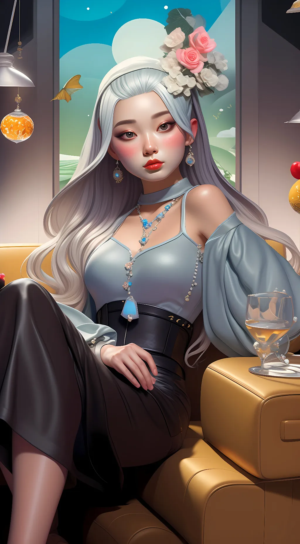 ai character: Amber Kelly background