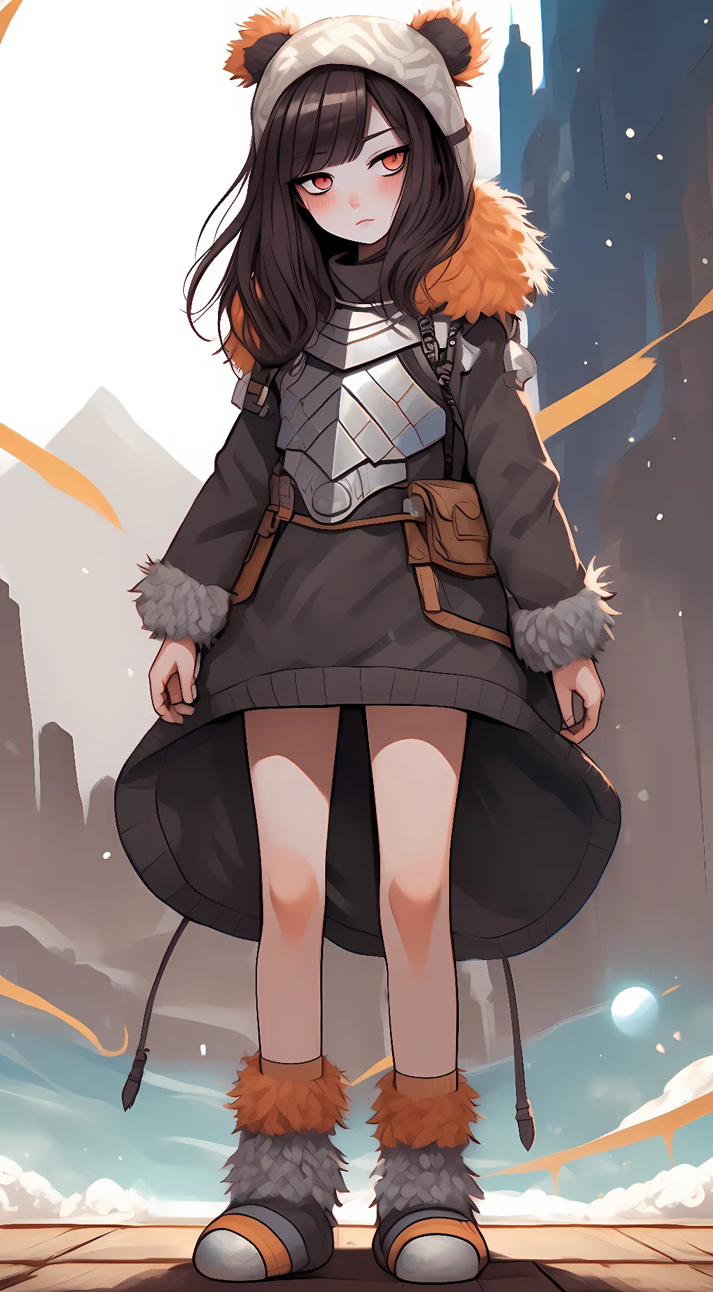 ai character: Maddie socks background