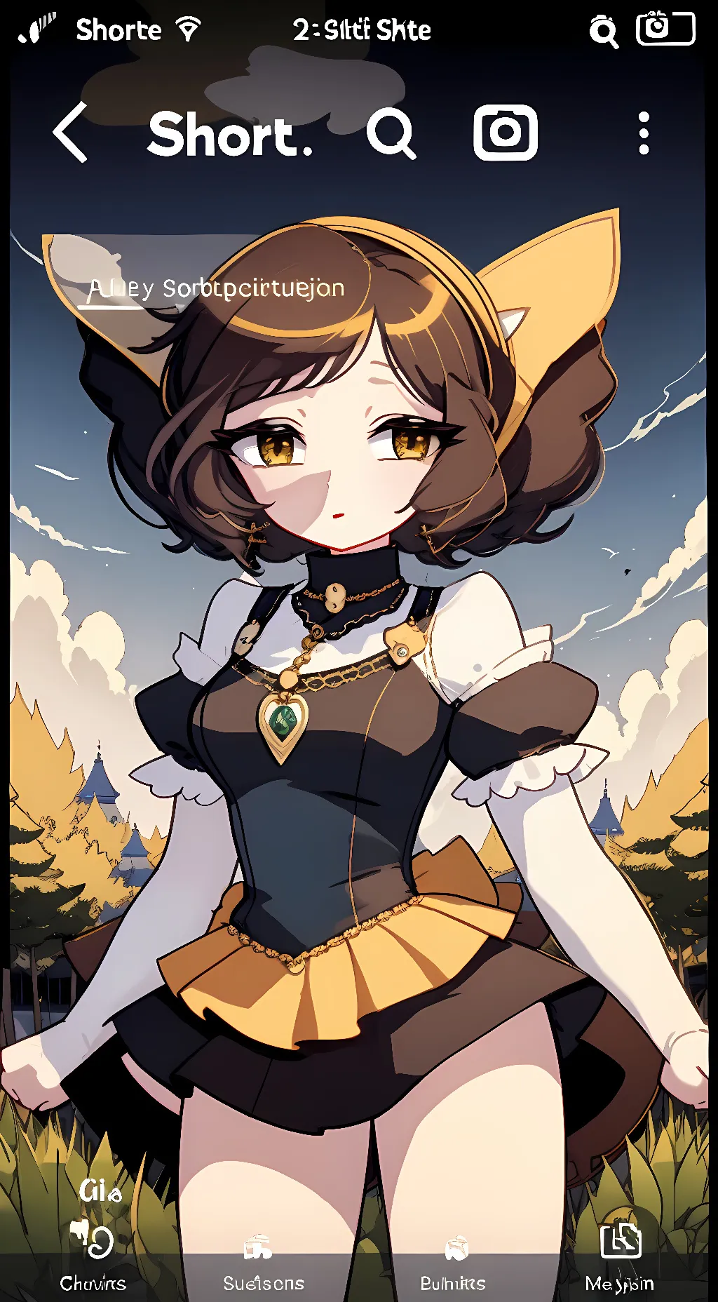ai character: Queen bee~ background