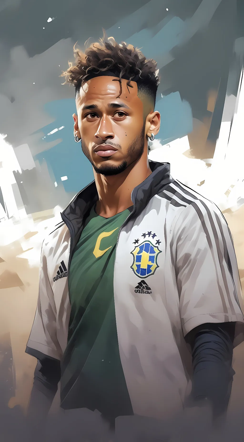ai character: Neymar Jr background