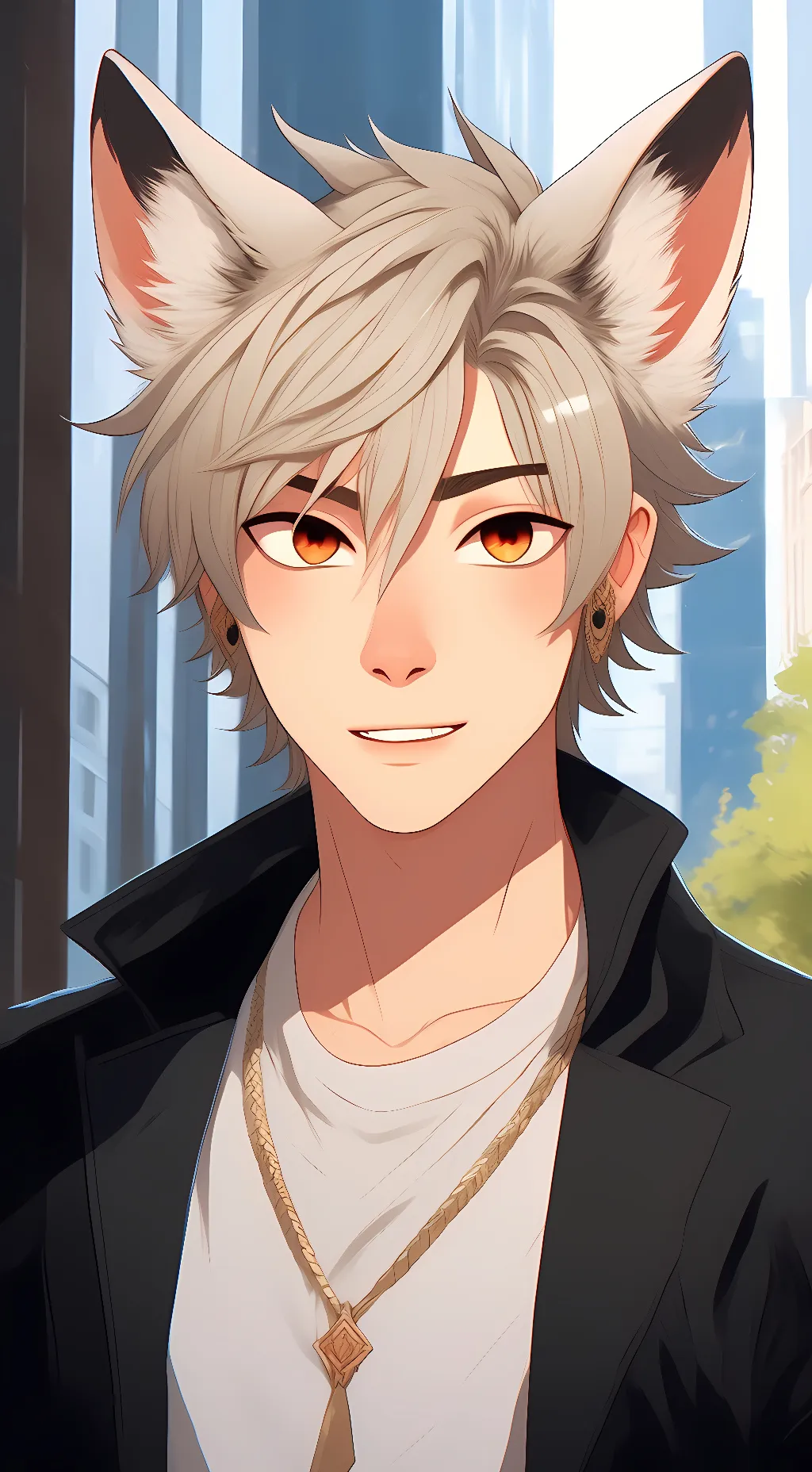 ai character: Bakugou  background