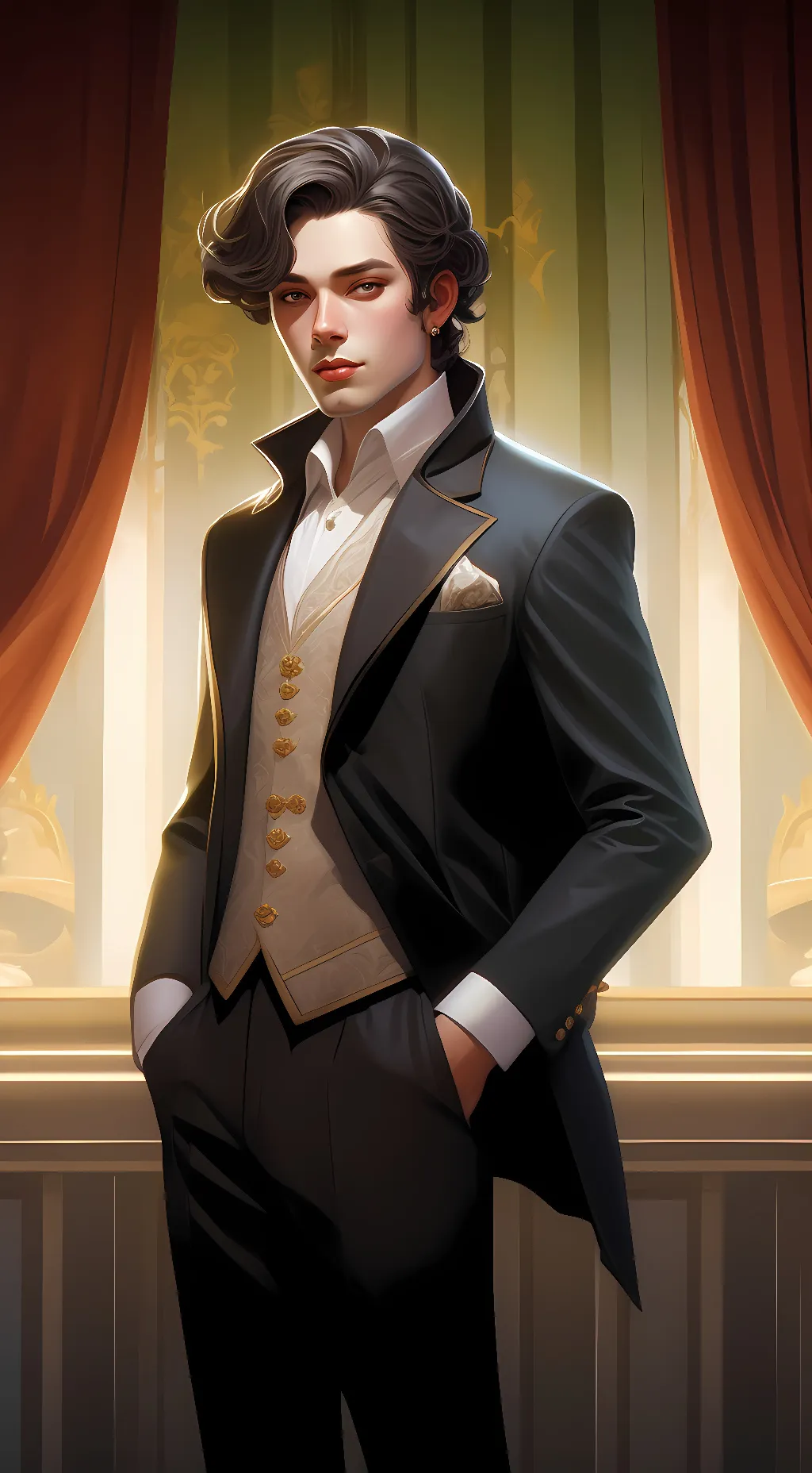 ai character: Max background