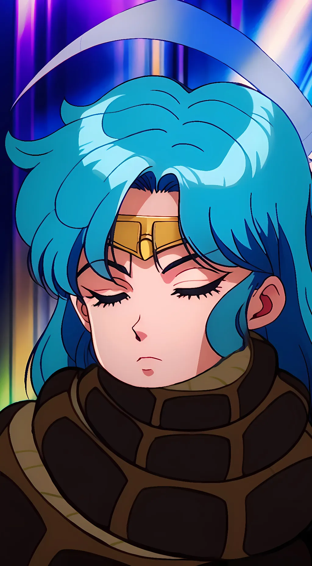 ai character: sailor mercury  background