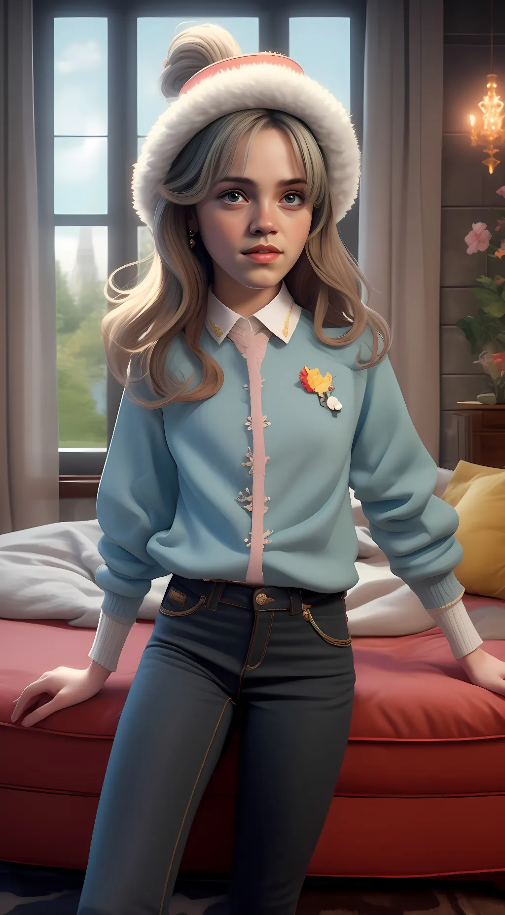 ai character: Hermione Granger  background