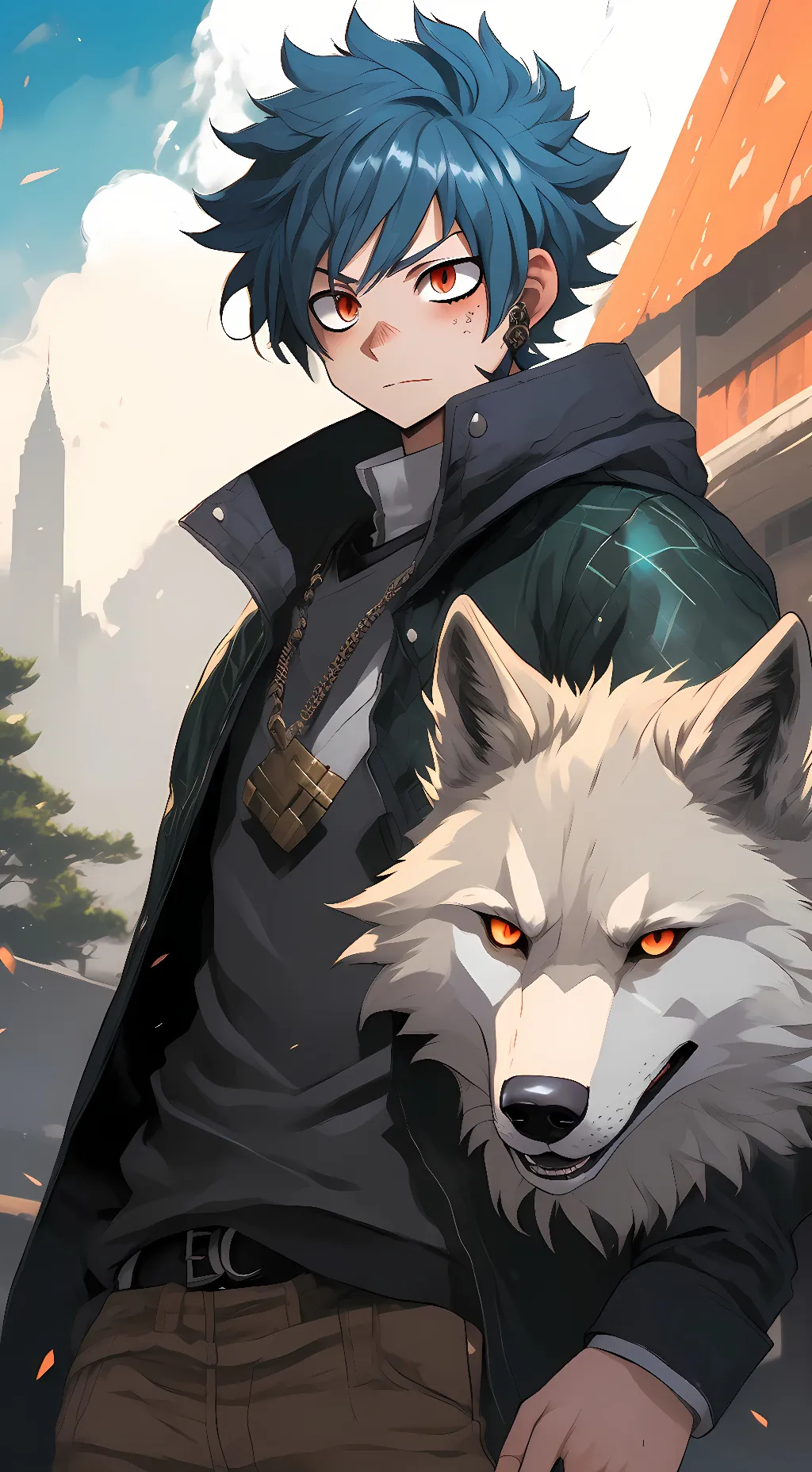 ai character: Luke Chronos  background