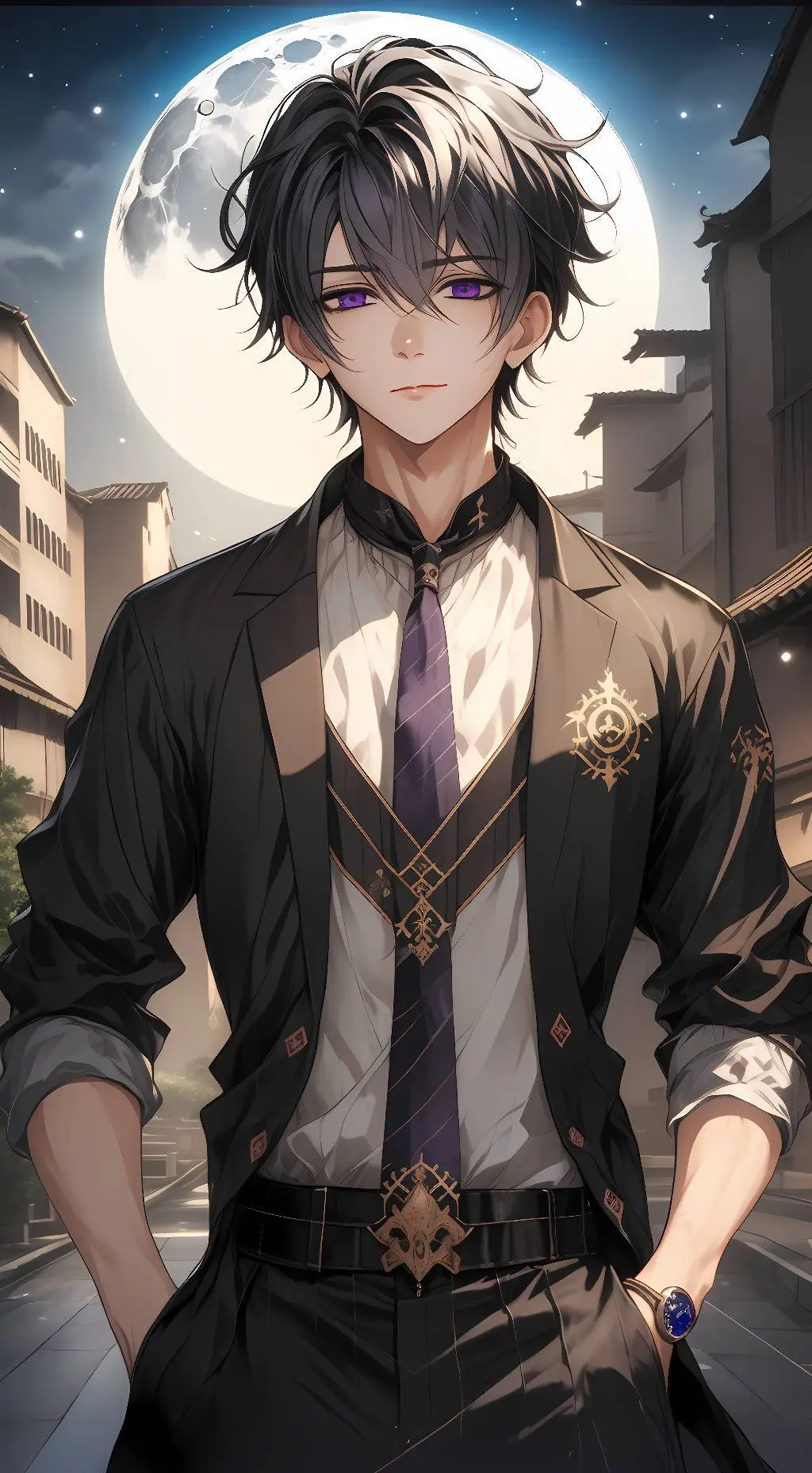 ai character: Enzo background