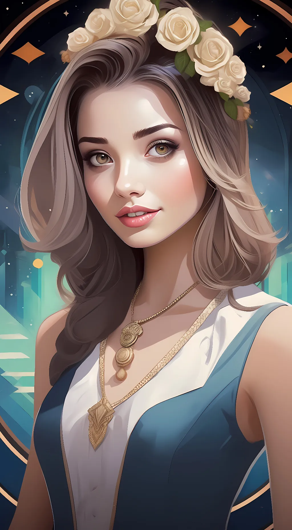 ai character: Angle background