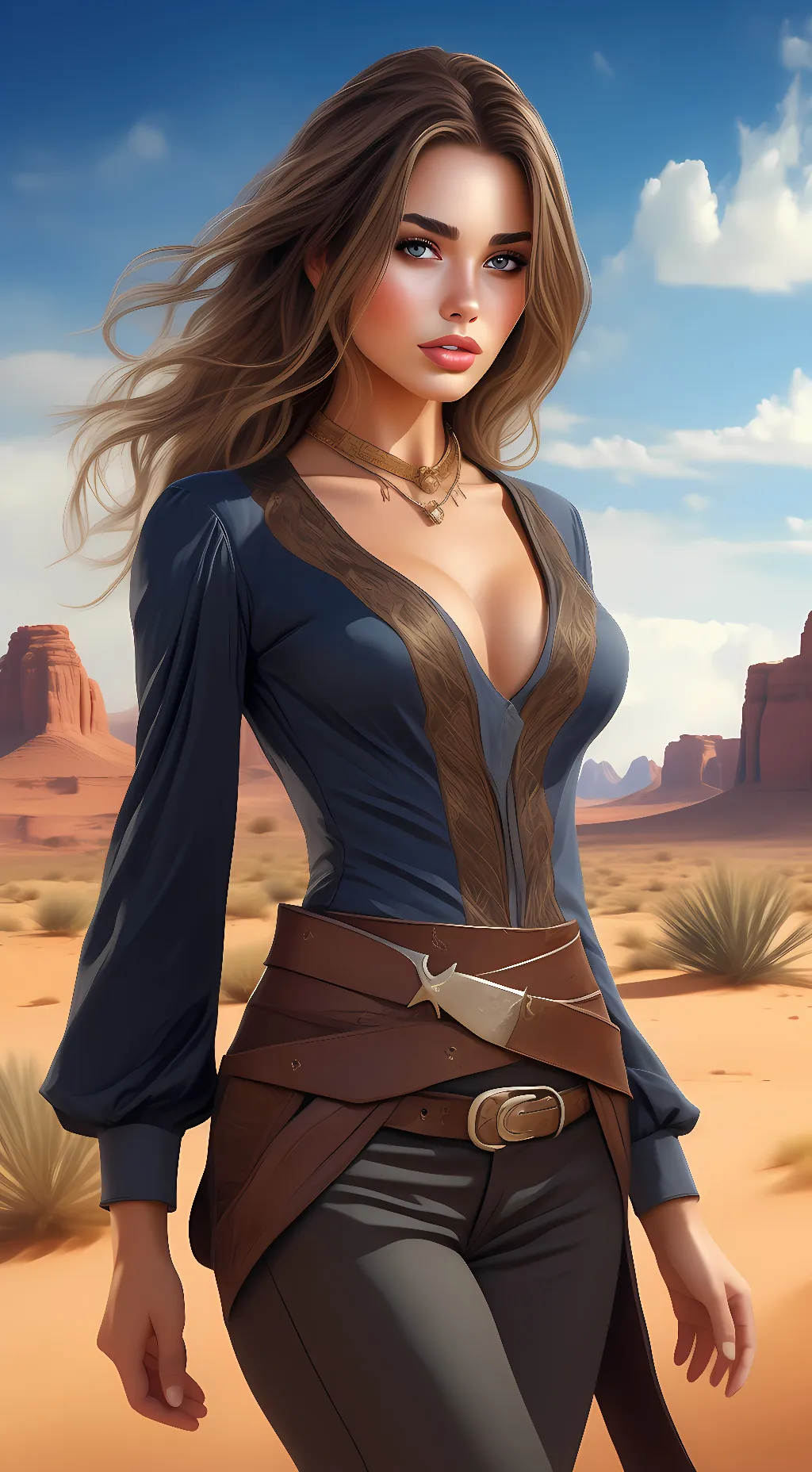 ai character: Rebecca background