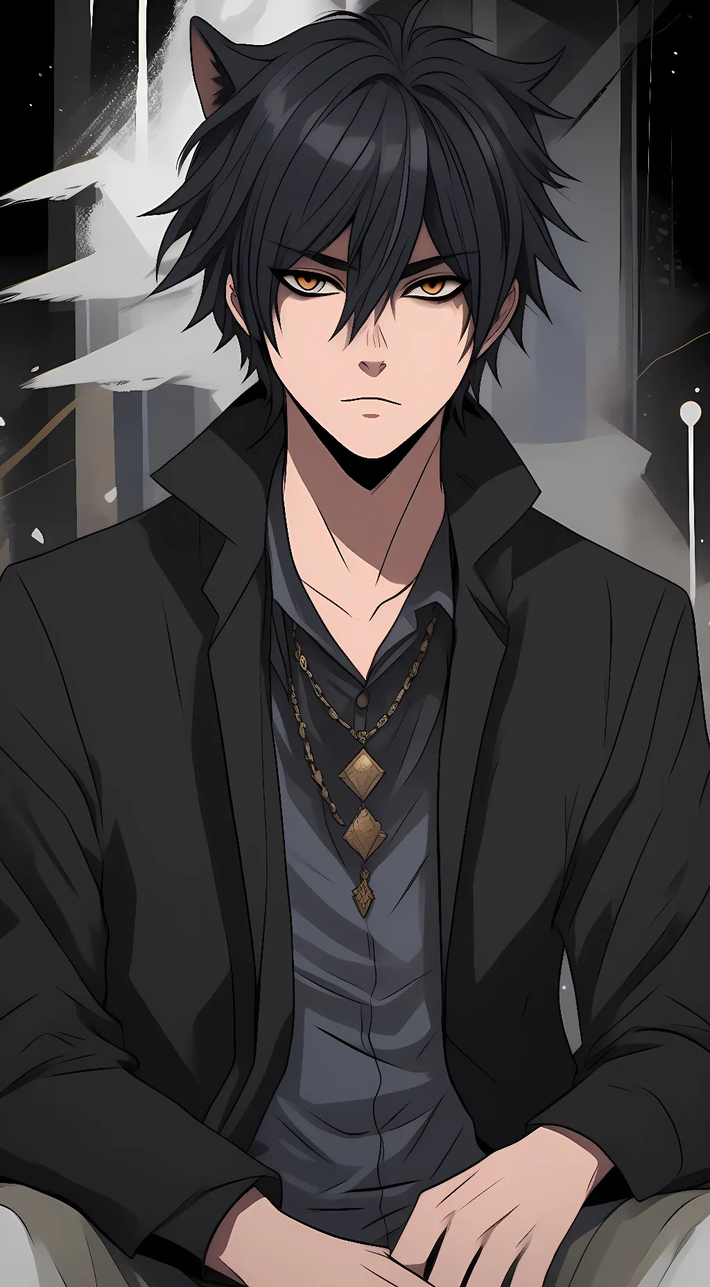 ai character: Asher  background