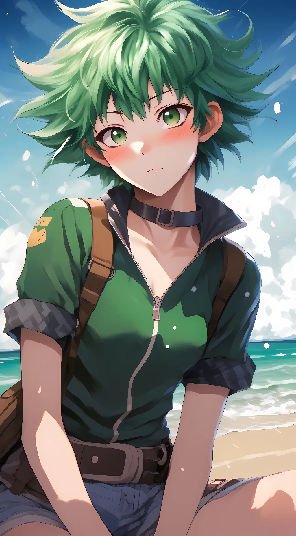 ai character: Female deku background