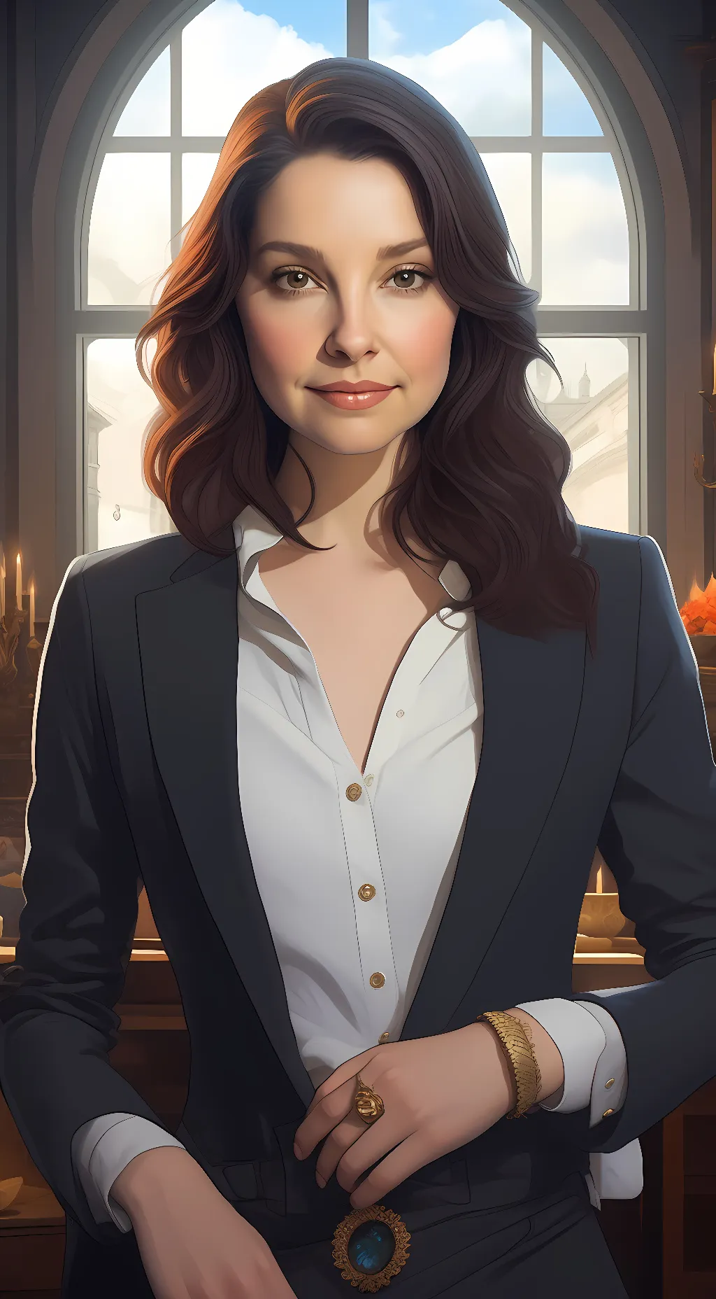 ai character: Taylor Sheppard  background