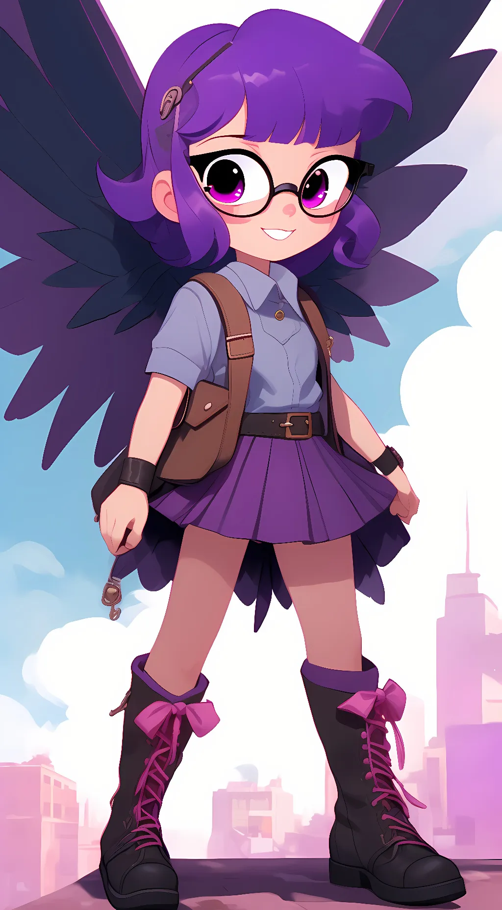 ai character: Twilight Sparkle  background
