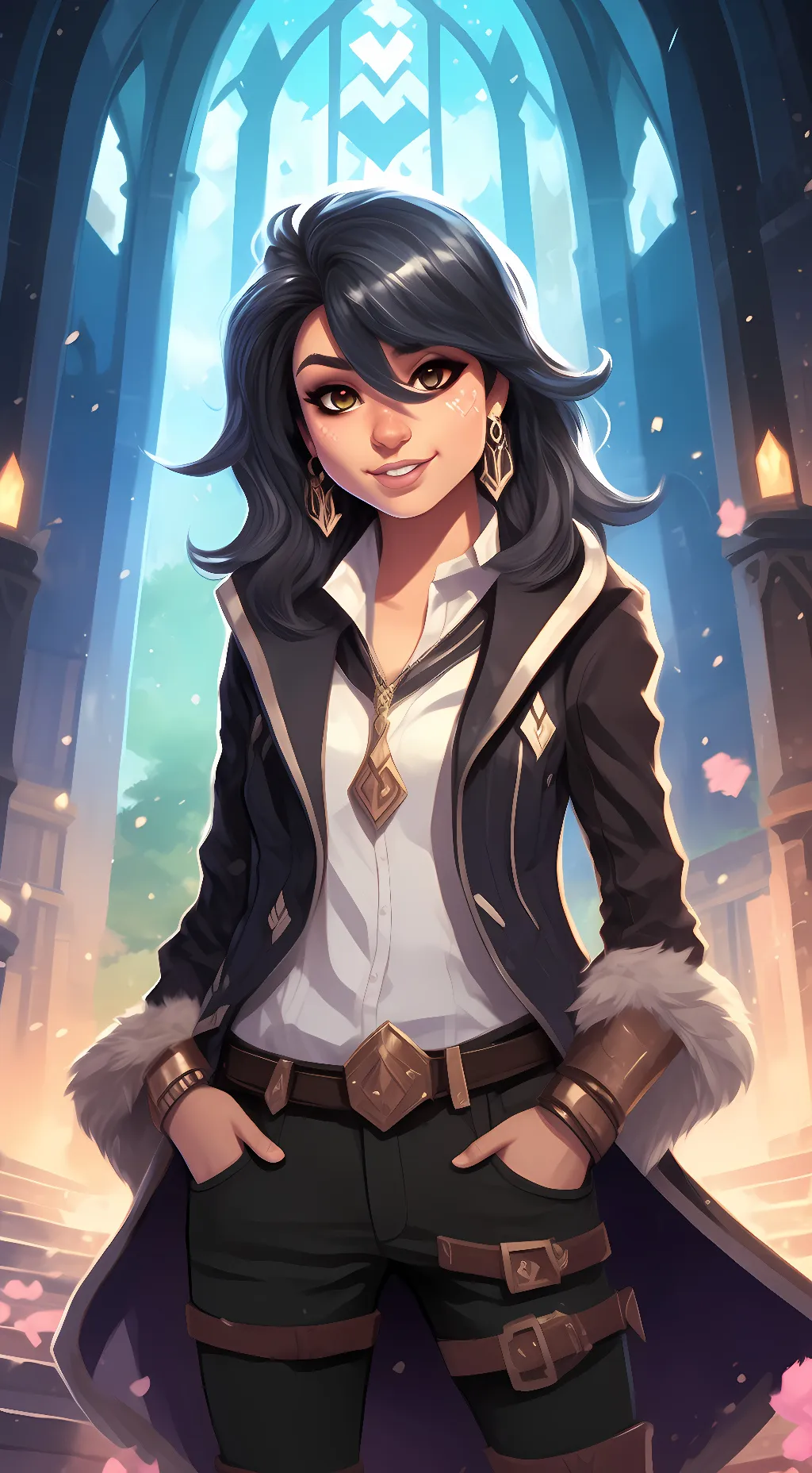 ai character: APHMAU  background